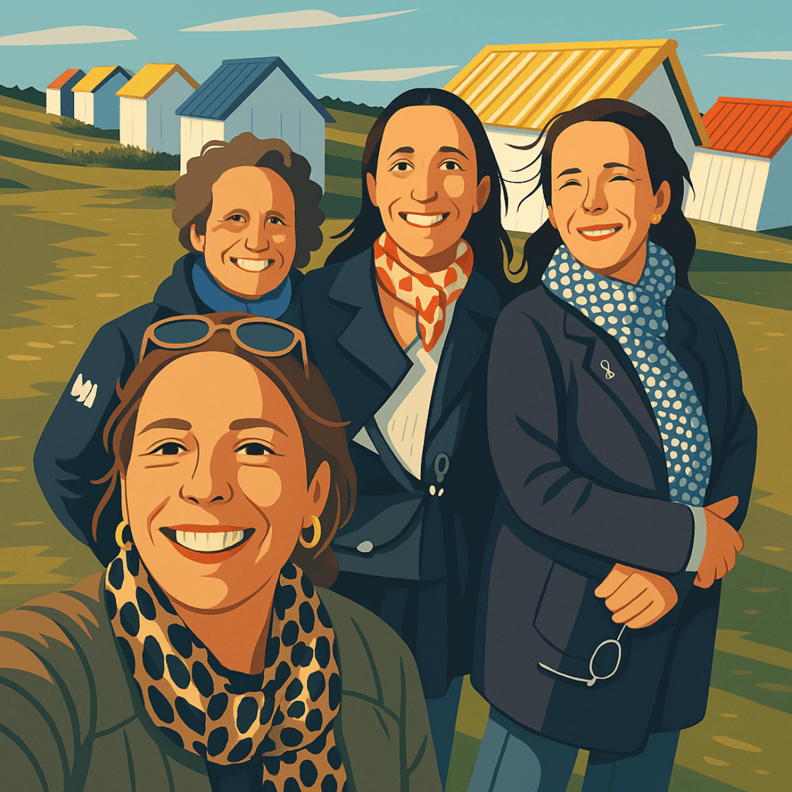 Illustration Les Éclaireuses